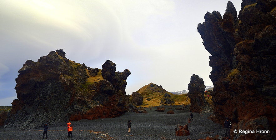 Djúpalónssandur lava beach Snæfellsnes