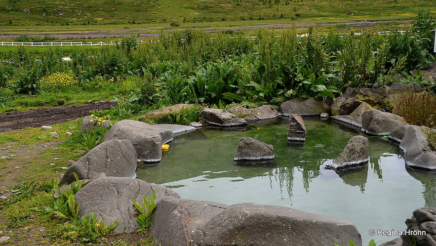 Heydalur hot pools in the Westfjords Heydalur hot pools in the Westfjords