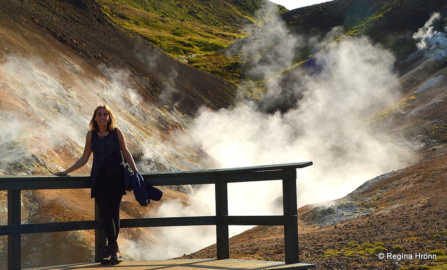 Regína at Nesjavellir geothermal area