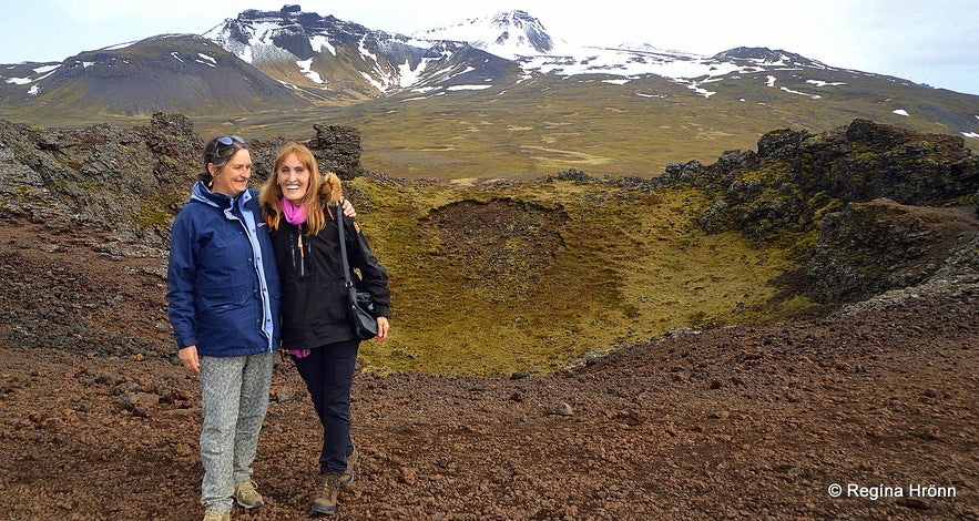 Saxhóll crater Snæfellsnes