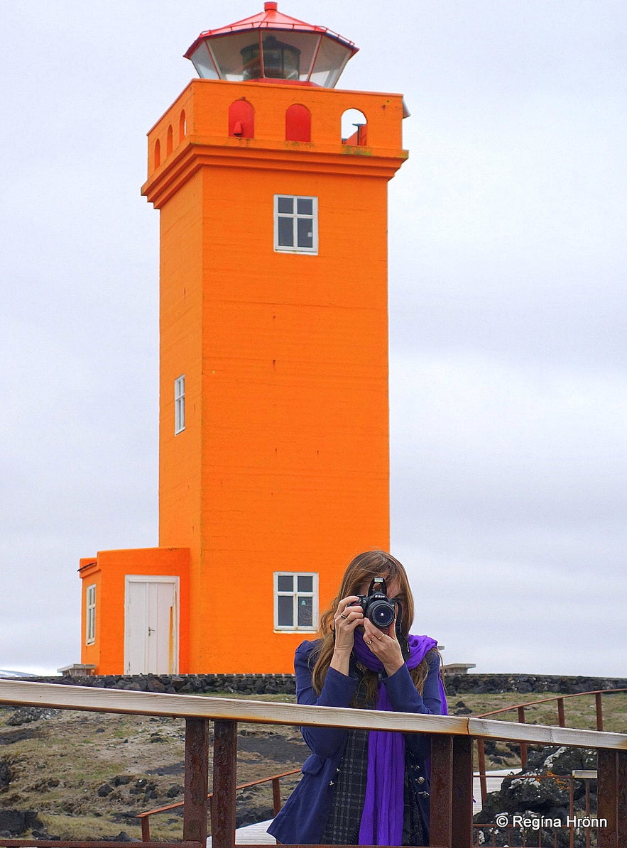 Regína by Skálasnagaviti lighthouse Snæfellsnes