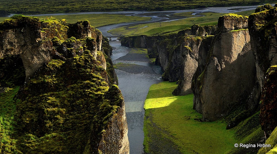 Fjaðrárgljúfur canyon South-Iceland