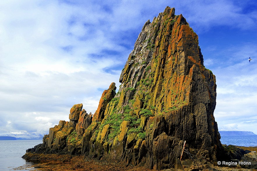 Ánastaðastapi rock on Vatnsnes peninsula