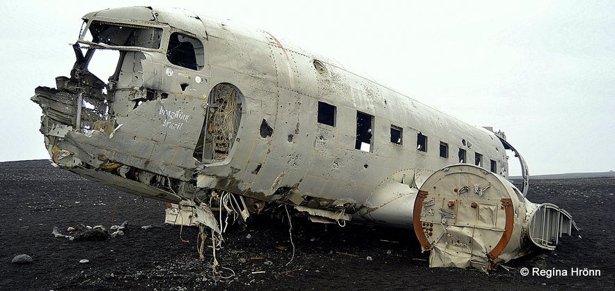 The Wreck of the Abandoned Plane on Sólheimasandur has become a Landmark in South-Iceland