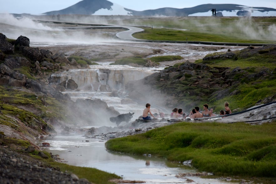 Geothermalpool in Hveravellir