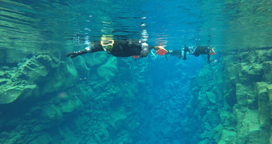 Snorkeling en la grieta de Silfra