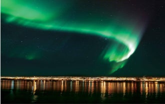 If in Reykjavik in winter, you can take a boat to see the Northern Lights.