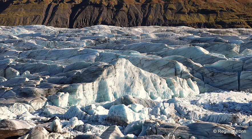 Svínafellsjökull glacier South-Iceland