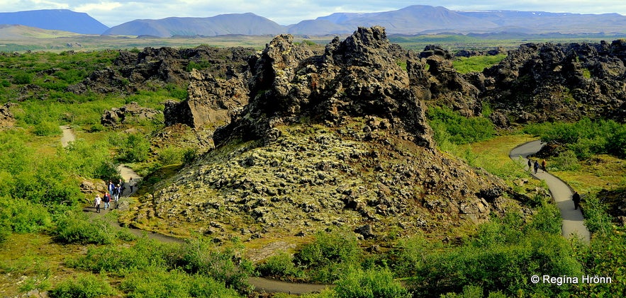 Dimmuborgir Mývatn North-Iceland