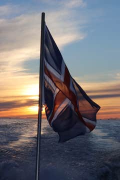 Captivating 2.5-Hour Midnight Sun Whale-Watching Boat Tour from Reykjavik