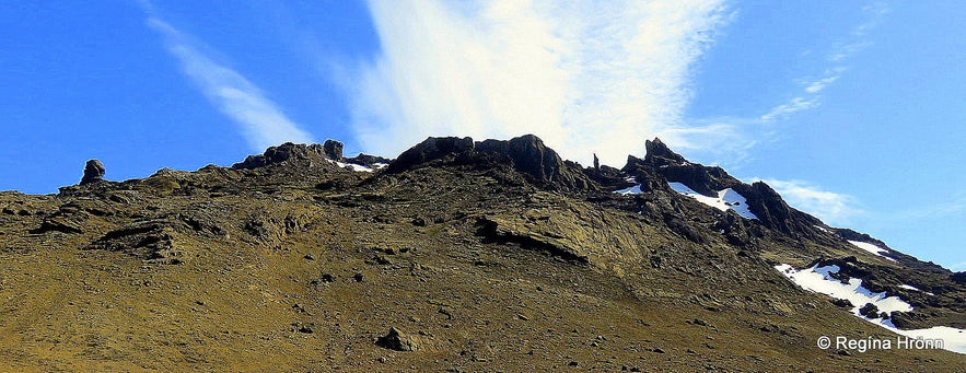 Kerlingarskarð Pass in Snæfellsnes in West-Iceland