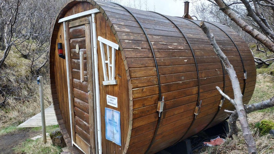 Sauna de Volcano Huts