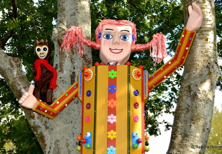 Wonderfully Colourful Fairytale Figures in Akureyri in North Iceland