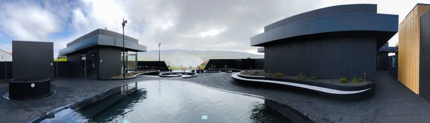 クロイマ・スパ温泉の洗練されたデザインも魅力。