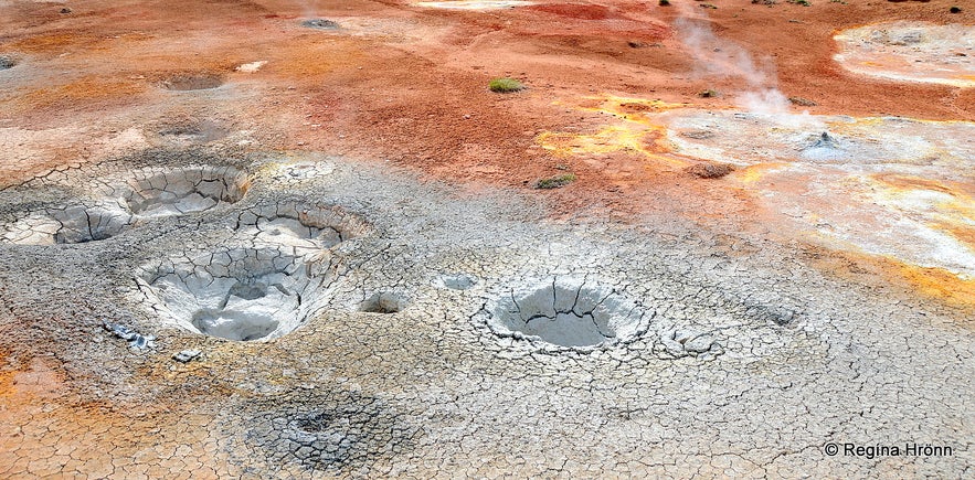 The colourful Þeistareykir Geothermal Area in North-Iceland