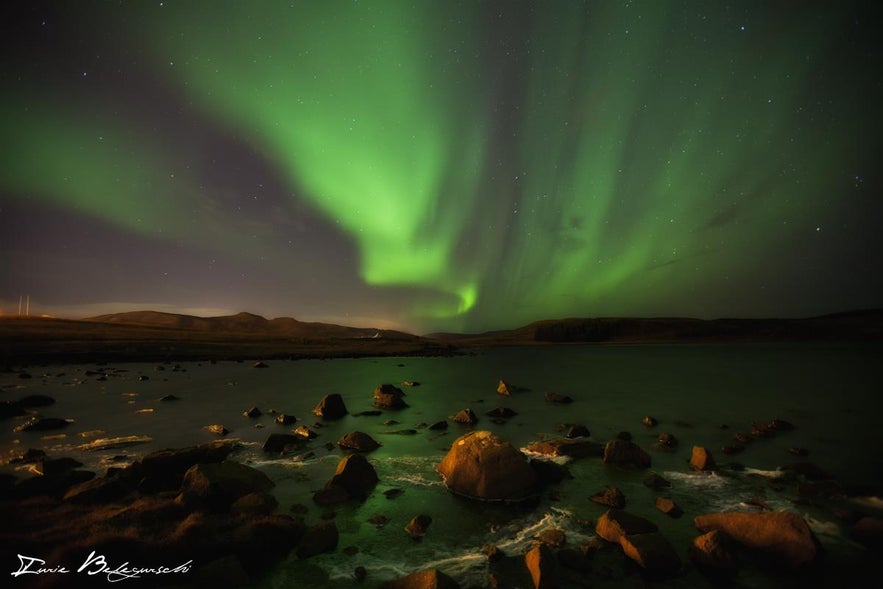 The Aurora can often be seen from Reykjavík during winter