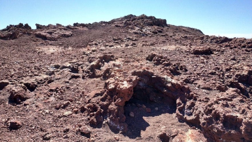 Cueva del volcán Eldfell