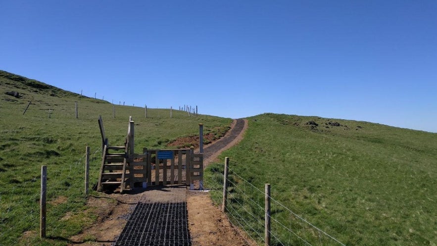 Sendero hacia el mirador