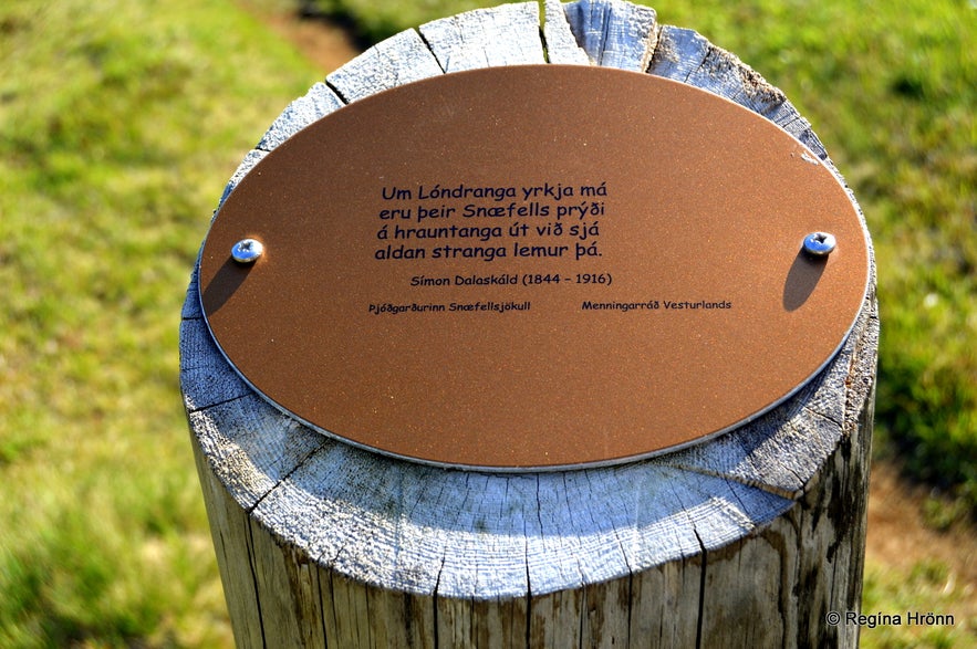 Poems on the hike to Lóndrangar cliffs Snæfellsnes