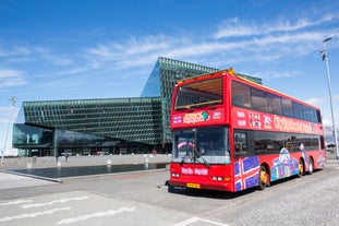 This bus will take you around Reykjavik with your 24-hour bus pass.