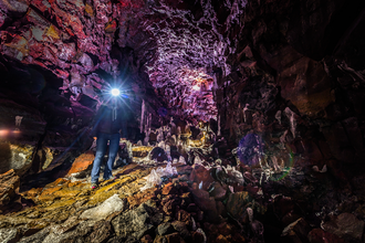 Thrilling 9-Hour Combo Tour of Silfra Snorkeling and Raufarholshellir Caving from Reykjavik