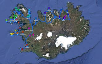 En karta över din 10-dagars sommarturné med självkörning.