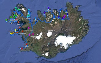 Un mapa del tour a tu aire de 10 días en verano.