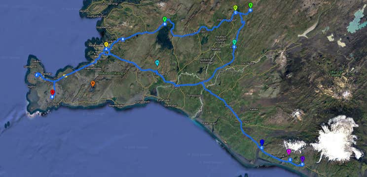 3-дневный зимний автотур по Исландии с Золотым кольцом и южным побережьем