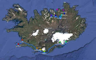 10-dagars sommarpaket med resor till Reykjavik, Akureyri och den isländska naturen.