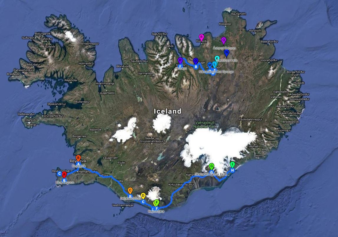 10-tägiges Sommerpaket: Reykjavik, Akureyri und die isländische Natur.