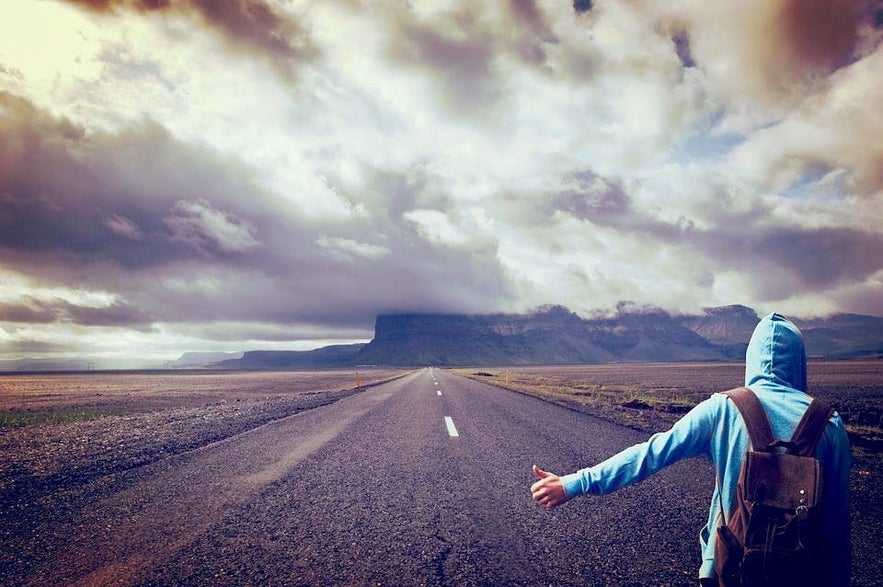 Hitchhiking is still considered safe in Iceland due to the incredibly low crime rate.