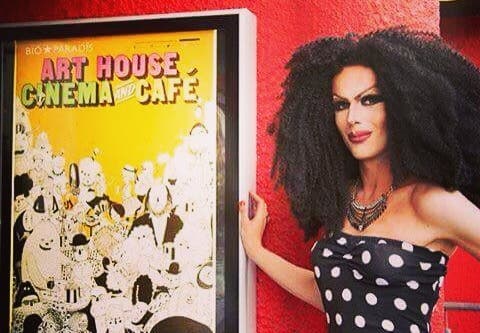 Wonda Starr at a film premiere at Bíó Paradís