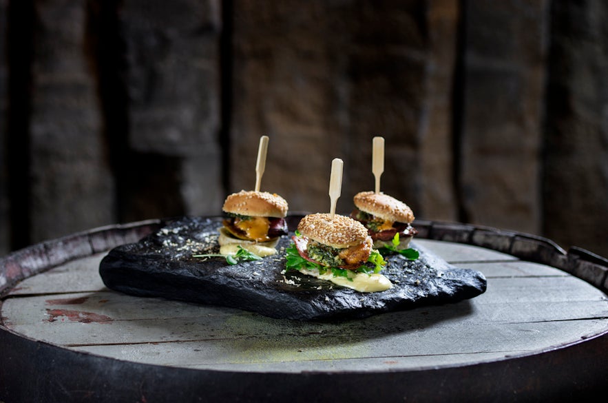 Hamburgers at the Grillmarket in ReykjavÃ­k. Picture by BjÃ¶rn Ãrnason