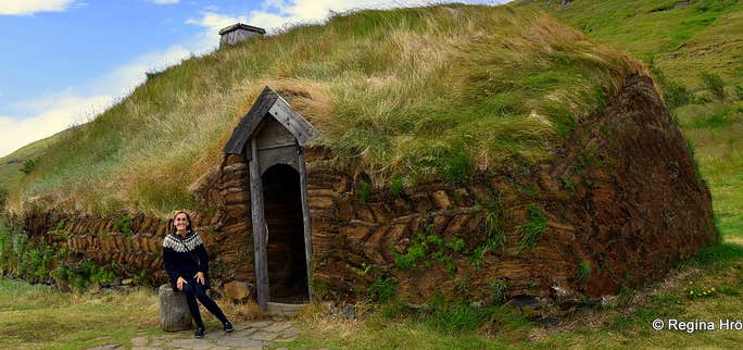 Viking Areas in Iceland - Eiríksstaðir Long House in West Iceland and Leifur the Lucky