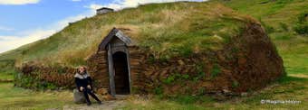 Viking Areas in Iceland - Eiríksstaðir Long House in West Iceland and Leifur the Lucky