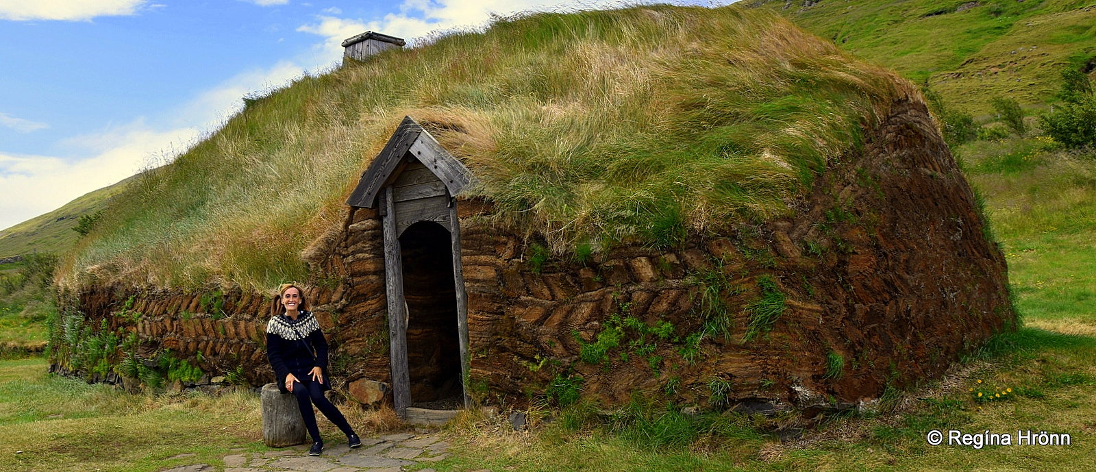 Viking Areas in Iceland - Eiríksstaðir Long House in West Iceland and Leifur the Lucky