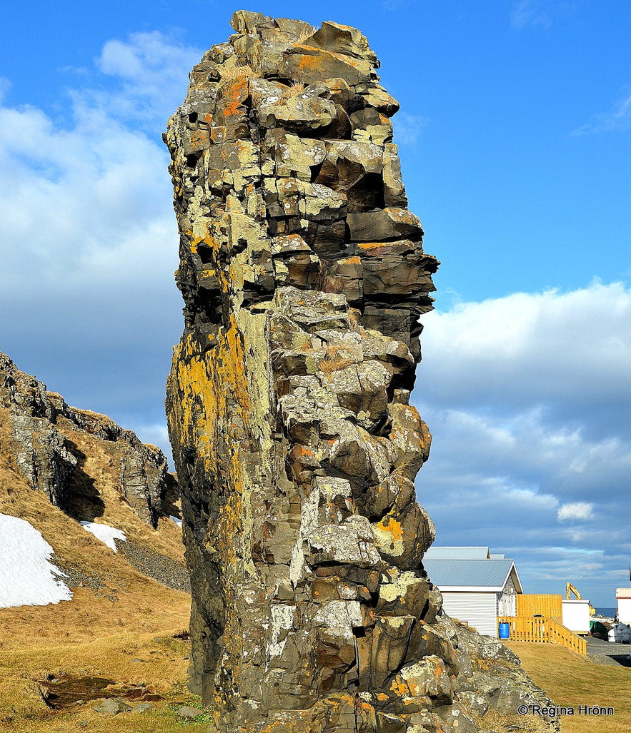 Drangurinn Kerling at Drangsnes Westfjords