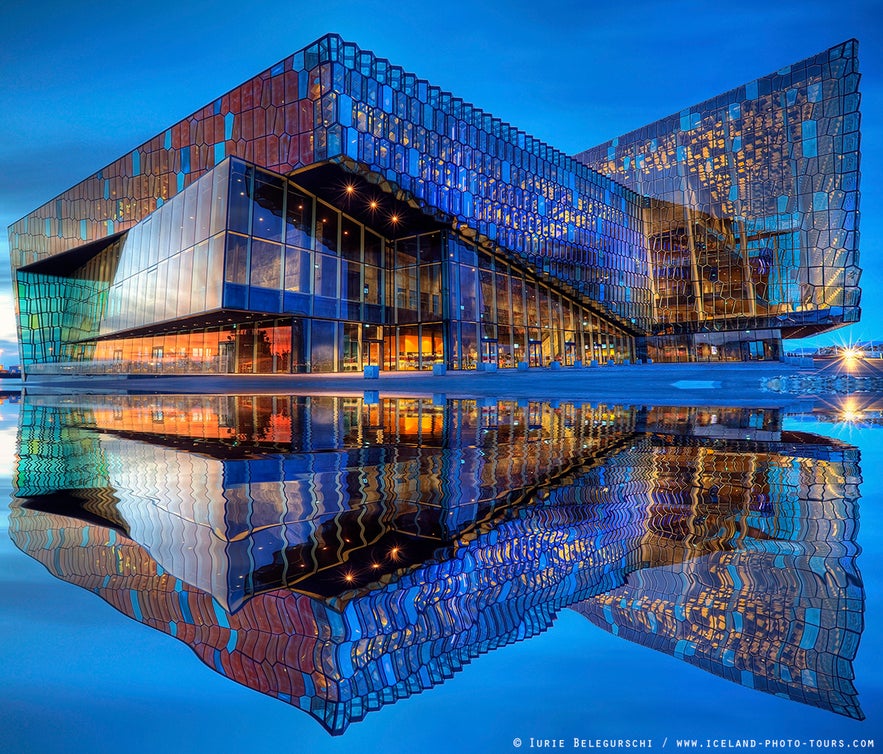 Harpa concert hall in Reykjavík