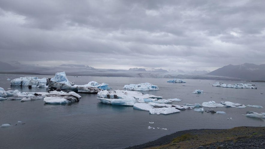 La laguna glaciar de Jökulsárlón