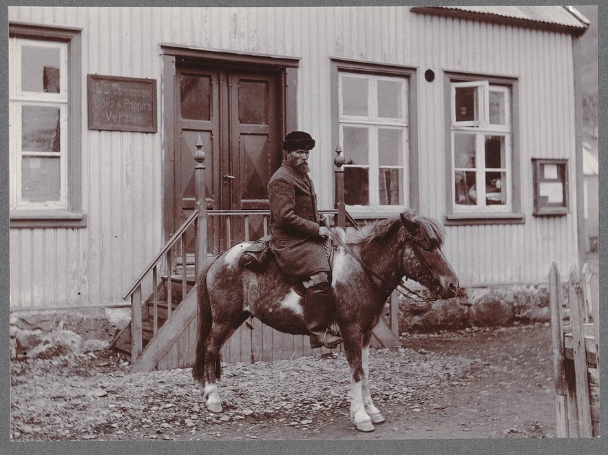 Picture in Reykjavík, 19th century by Frederik W.W. Howell