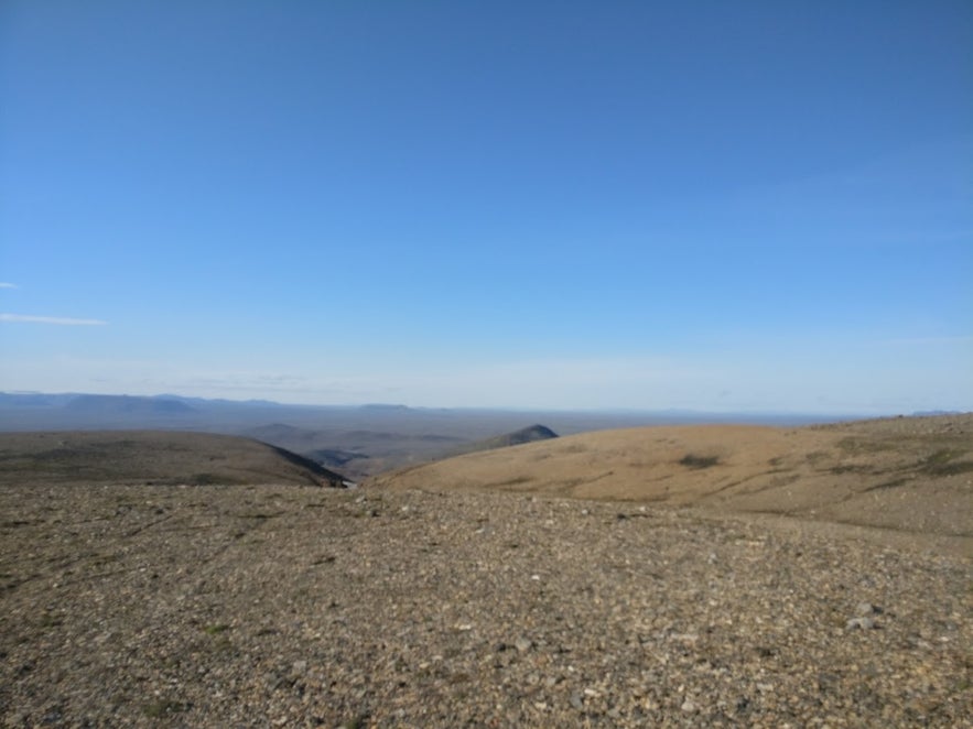 The view from Kerlingafjöll over Kjölur