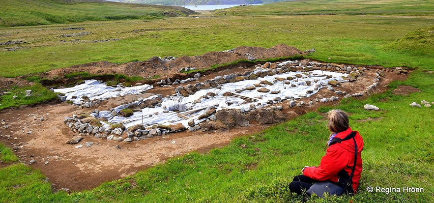 Ruins of a Viking farm in Ólafsdalur