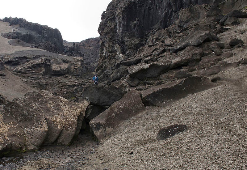 Drekagil is beautiful canyon in north Iceland.