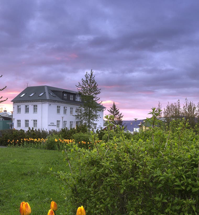 Overnatting på Island
