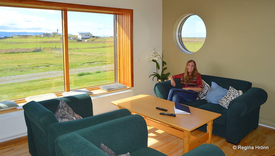 Regína at Reykhólar hostel Westfjords of Iceland