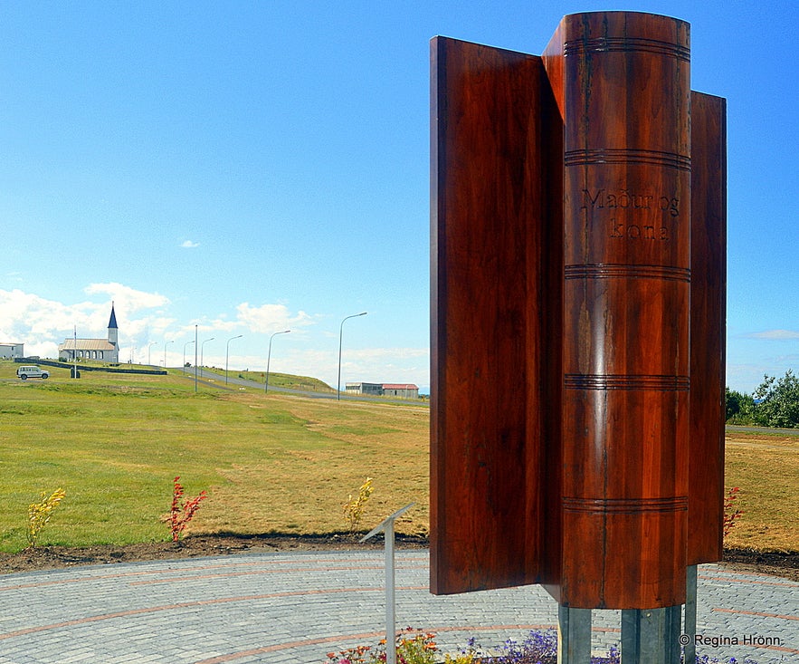 The Monument for Jón Thoroddssen at Reykhólar The Monument for Jón Thoroddssen at Reykhólar