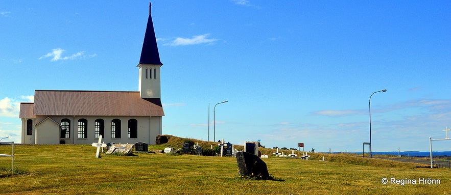 Reykhólakirkja church at Reykhólar