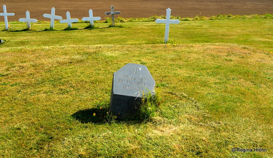 The site of the altar of the old Reykhólakirkja church