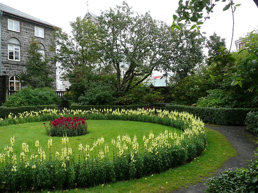 Alþingisagarðurinn is a park by the Alþingi in Iceland's capital.