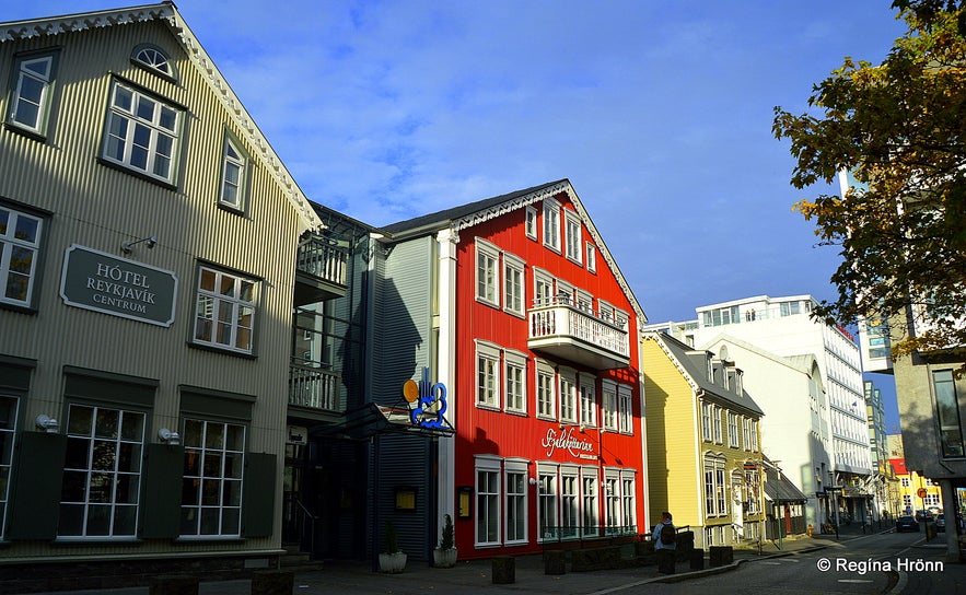 Aðalstræti street, the oldest street in Reykjavík